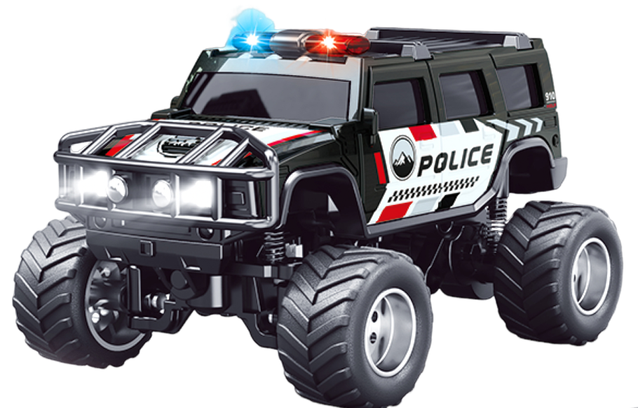 1:64 Mini Remote Control Off-road Police Vehicle Series